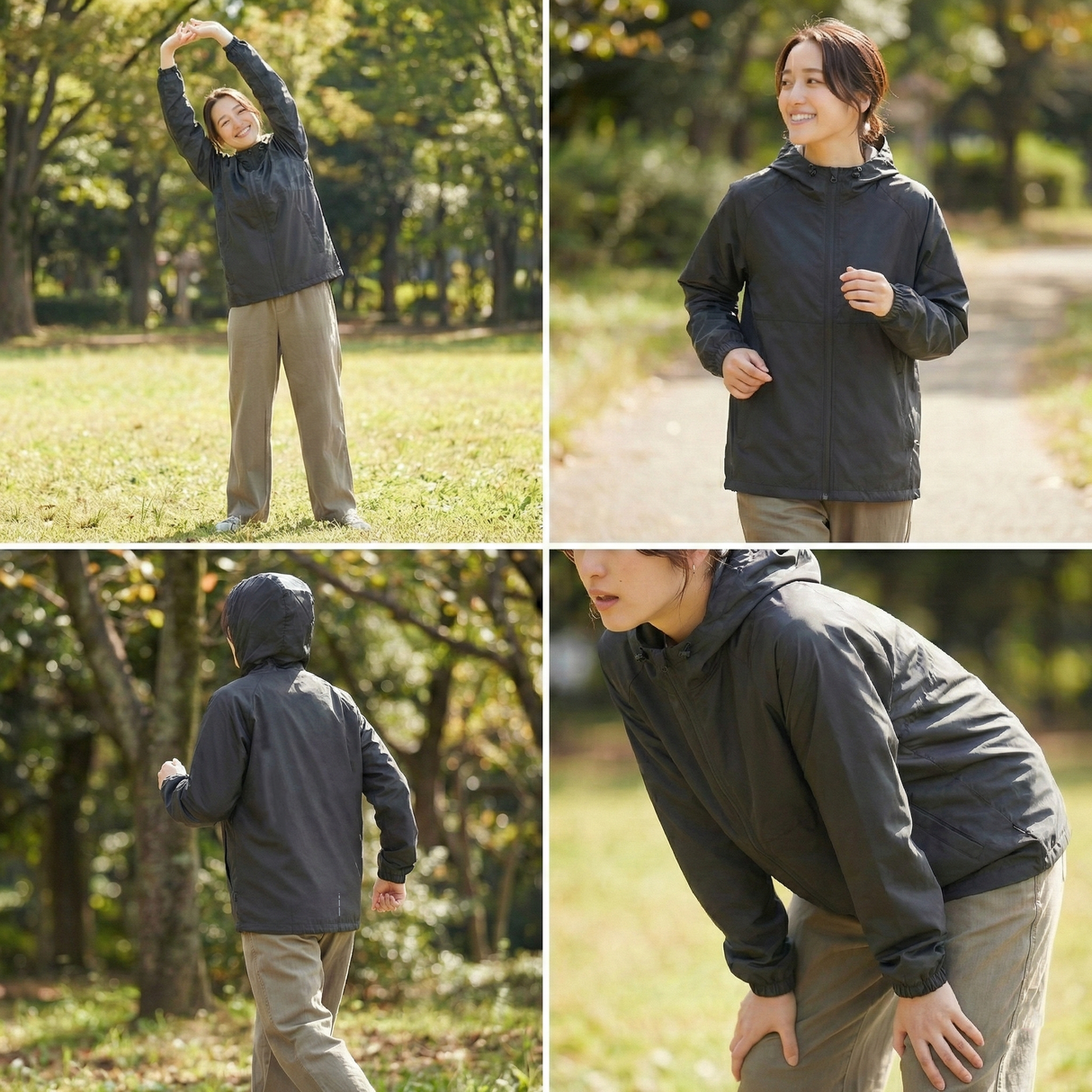 【Room＆Active】裏メッシュブレーカーパーカー