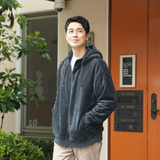 シルキーフリースジップパーカー