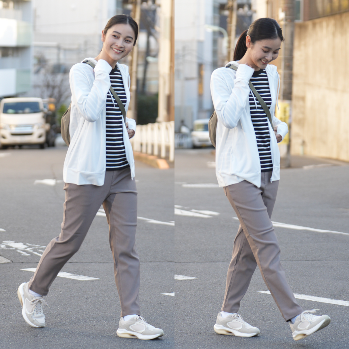 ［NOBIRUNO］ストレッチパンツ