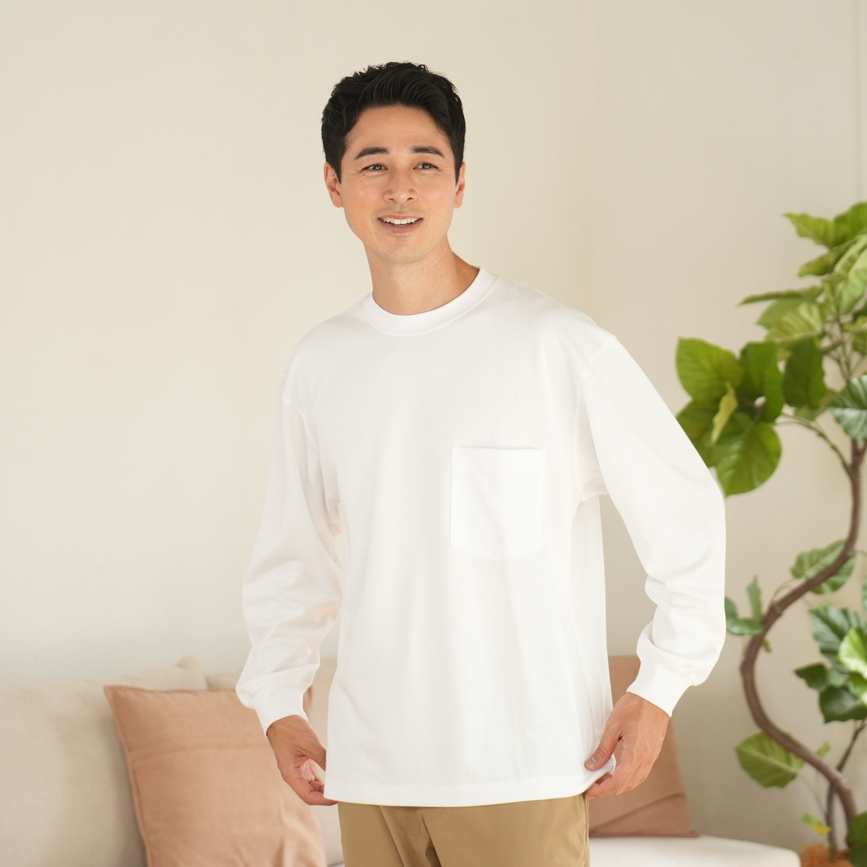 【AIRITY】エアリティー オーバーサイズ Tシャツ(長袖)