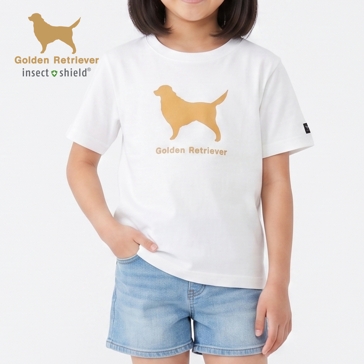 【Golden Retriever×TRIALコラボ】インセクトシールド半袖Tシャツ