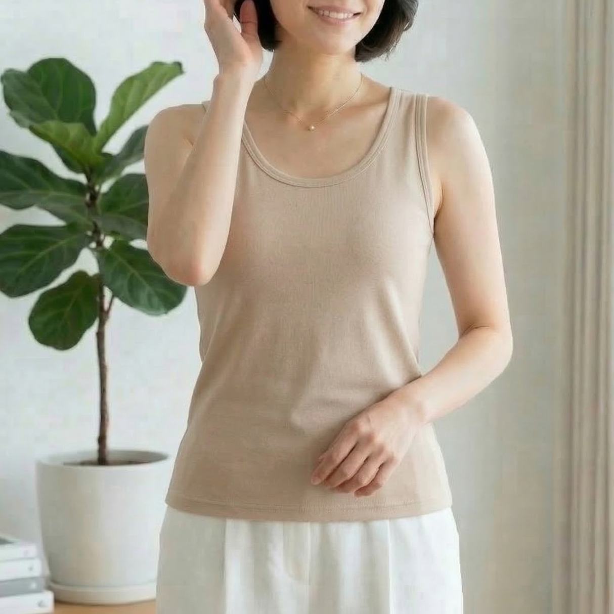 ニオイ気にしなインナー　タンクトップ