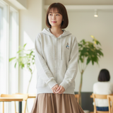 ピーターラビット裏起毛ジップパーカー