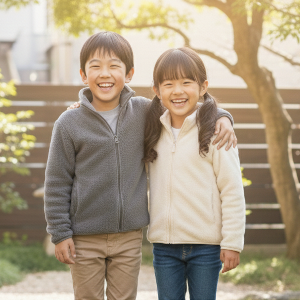キッズシルキーフリースジャケット