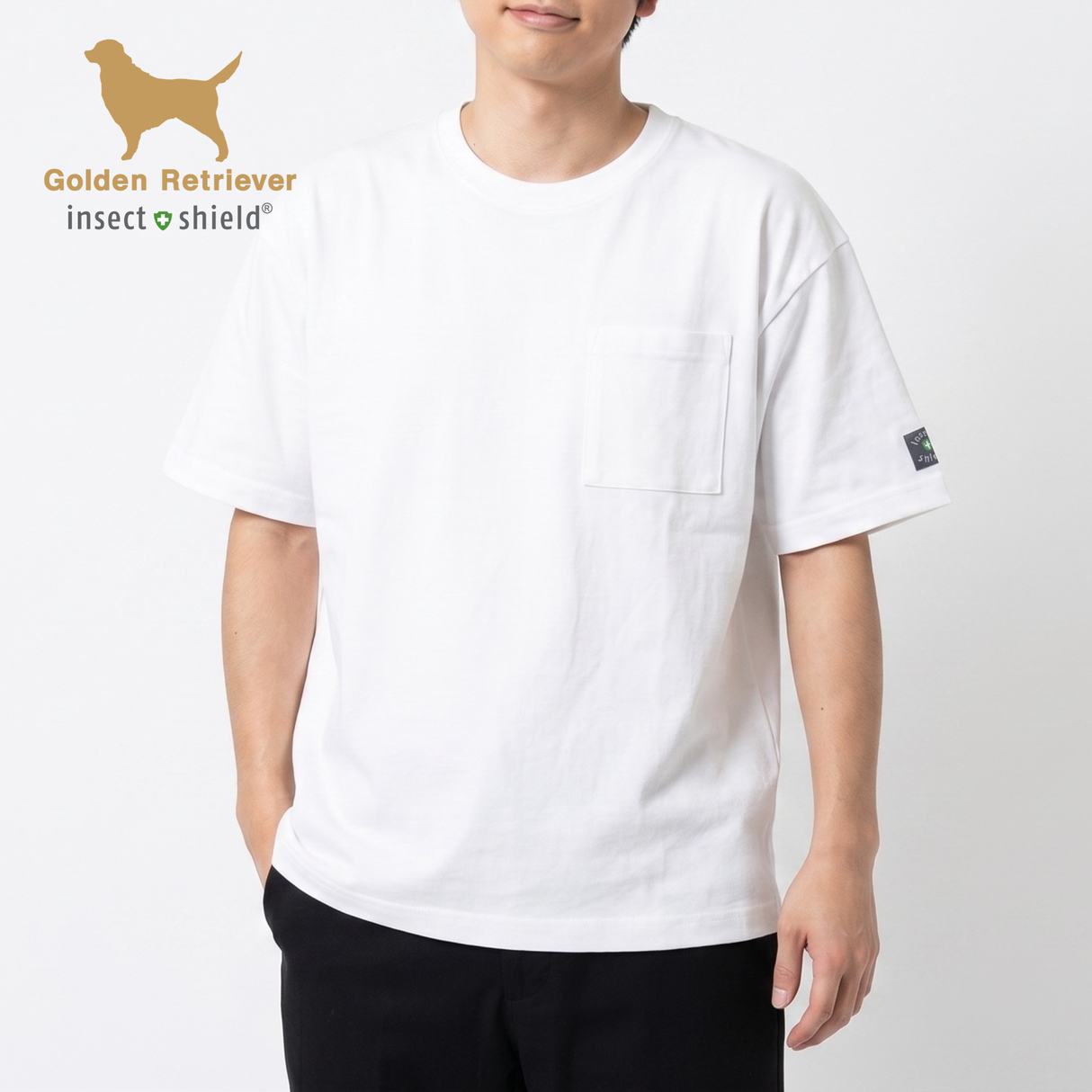 【Golden Retriever×TRIALコラボ】インセクトシールド半袖Tシャツ