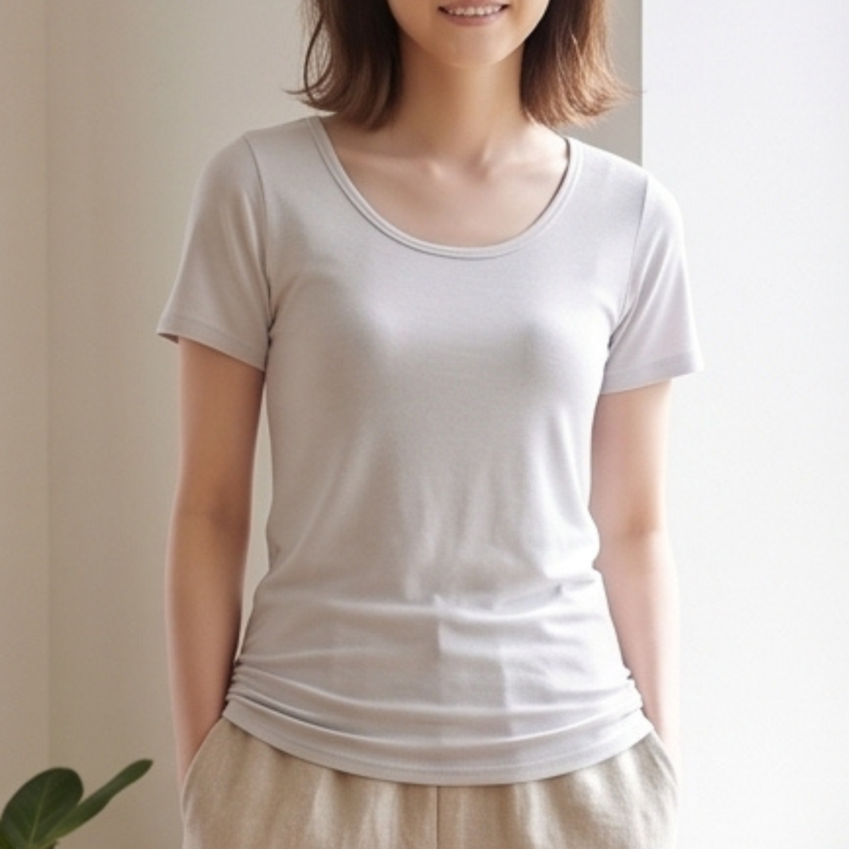 うるとろインナー　3分丈