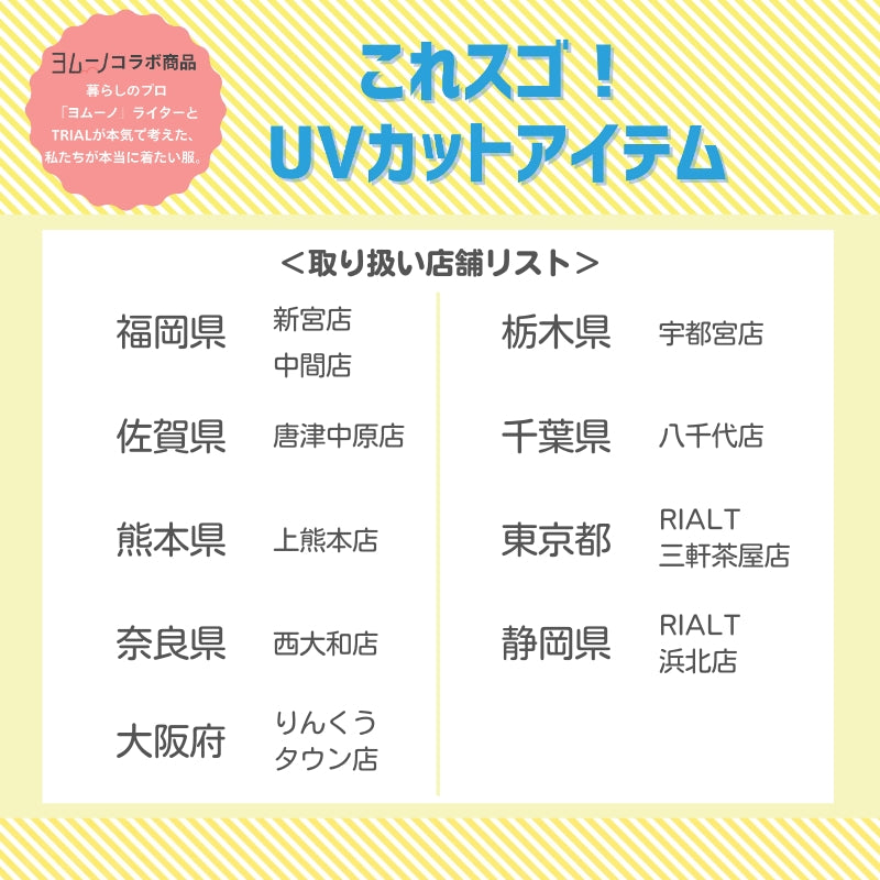 【ヨムーノ×TRIALコラボ】エアリーシェードUVカットワンピース