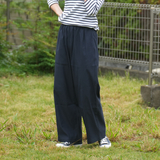 NOBIRUNOストレッチワイドパンツ