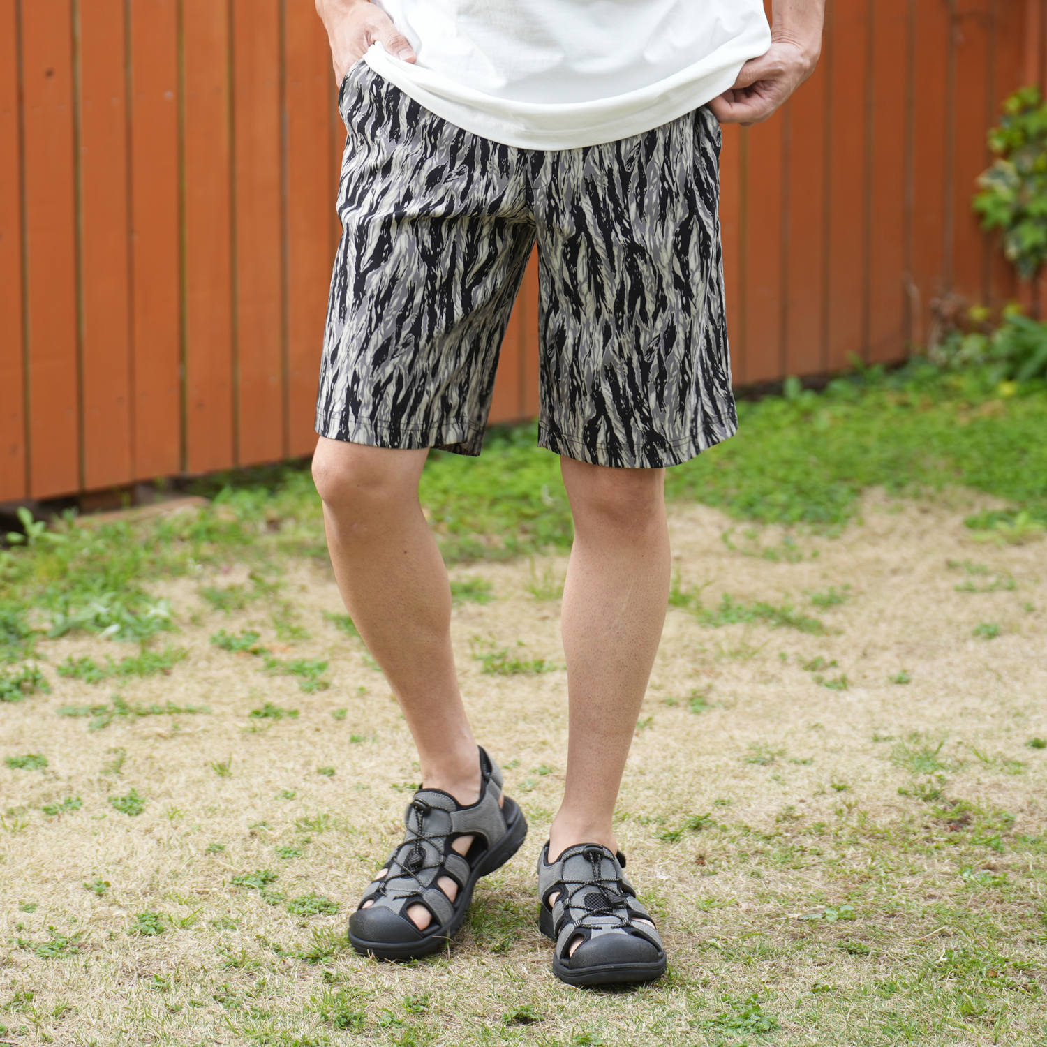 NOBIRUNOストレッチショートパンツ(総柄) – RIALT NOBIRUNOストレッチショートパンツ(総柄) – RIALT