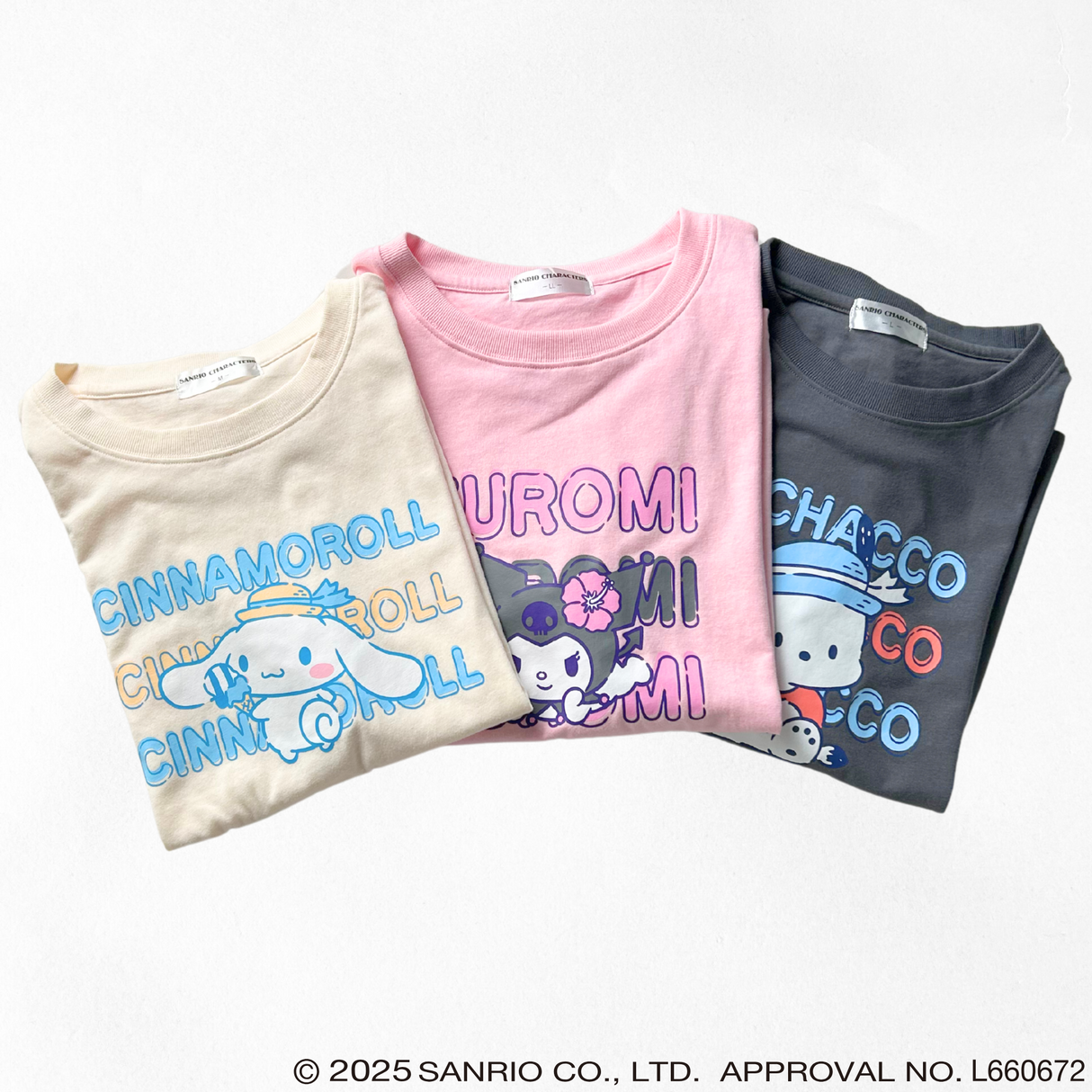 サンリオキャラクターズ前ロゴ半袖Ｔシャツ