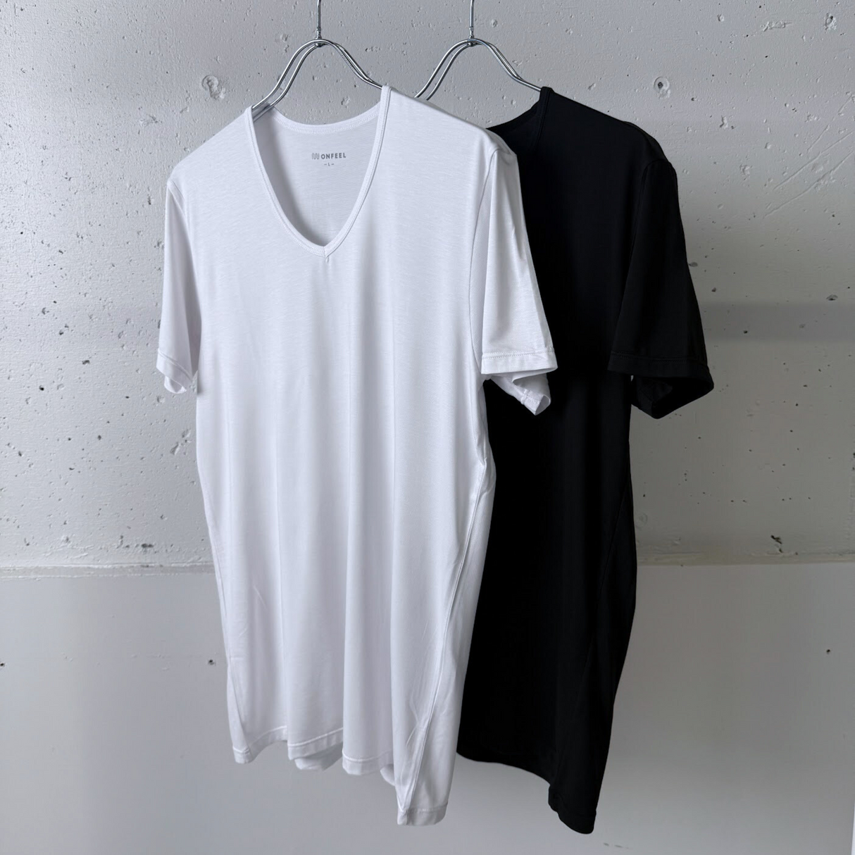 【ONFEEL】ＶネックインナーT/半袖