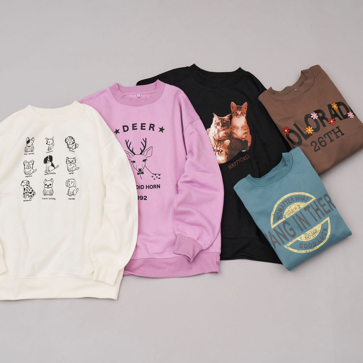 裏起毛スウェットプルオーバー