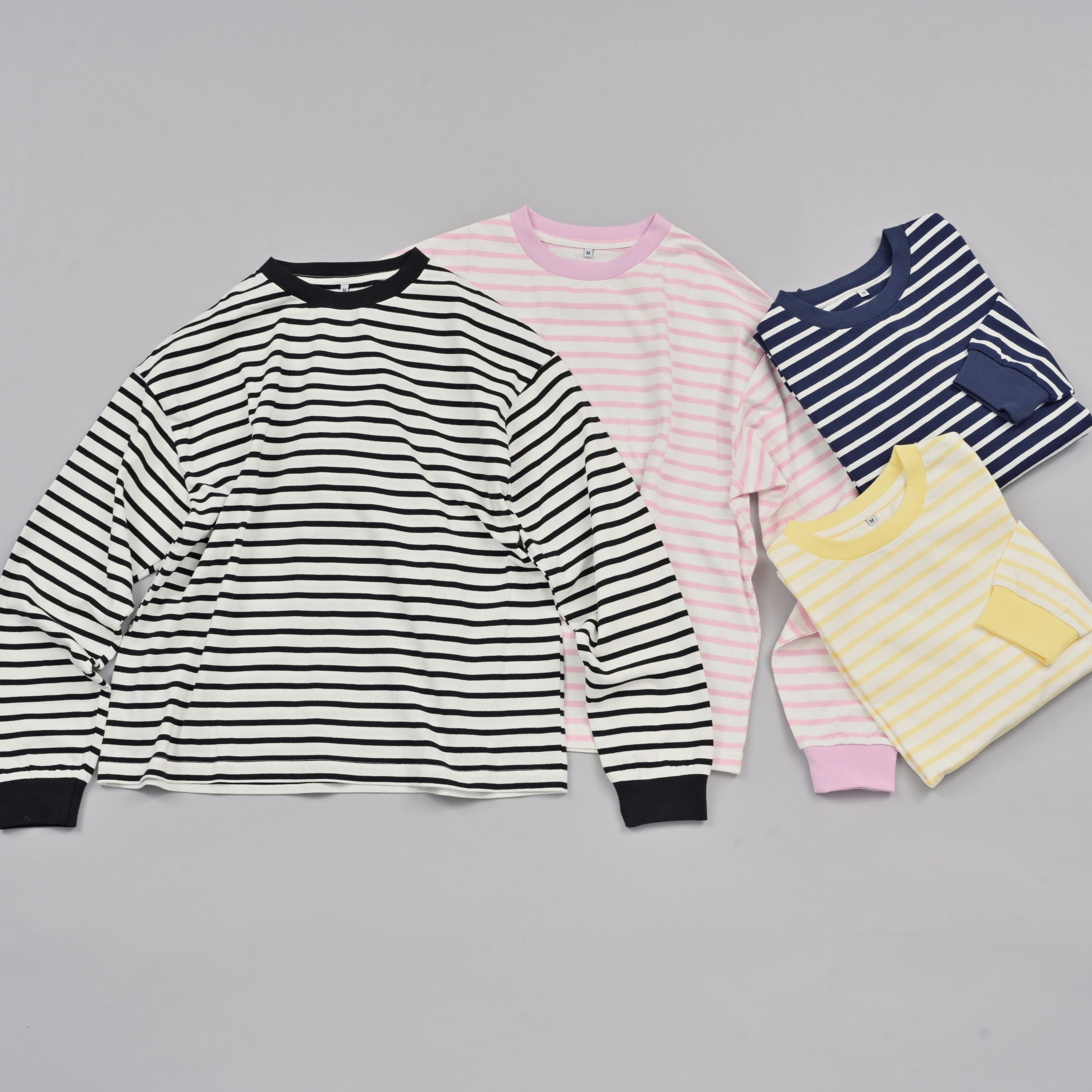 しっかりコットンボーダーTシャツ（長袖） – RIALT
