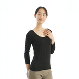 【ONFEEL】吸湿発熱ブラトップ長袖
