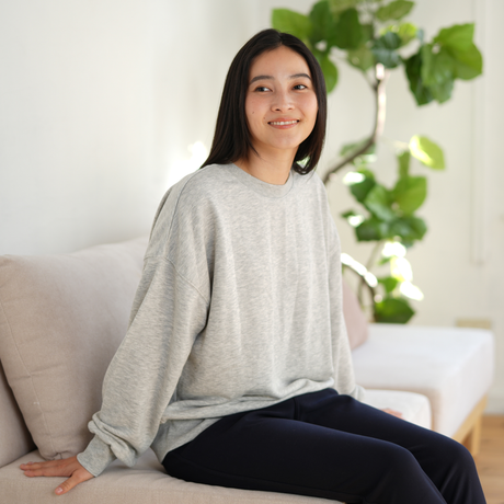 ふんわりタッチスウェットプルオーバー