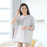 綿100%ワイドスリットTシャツ