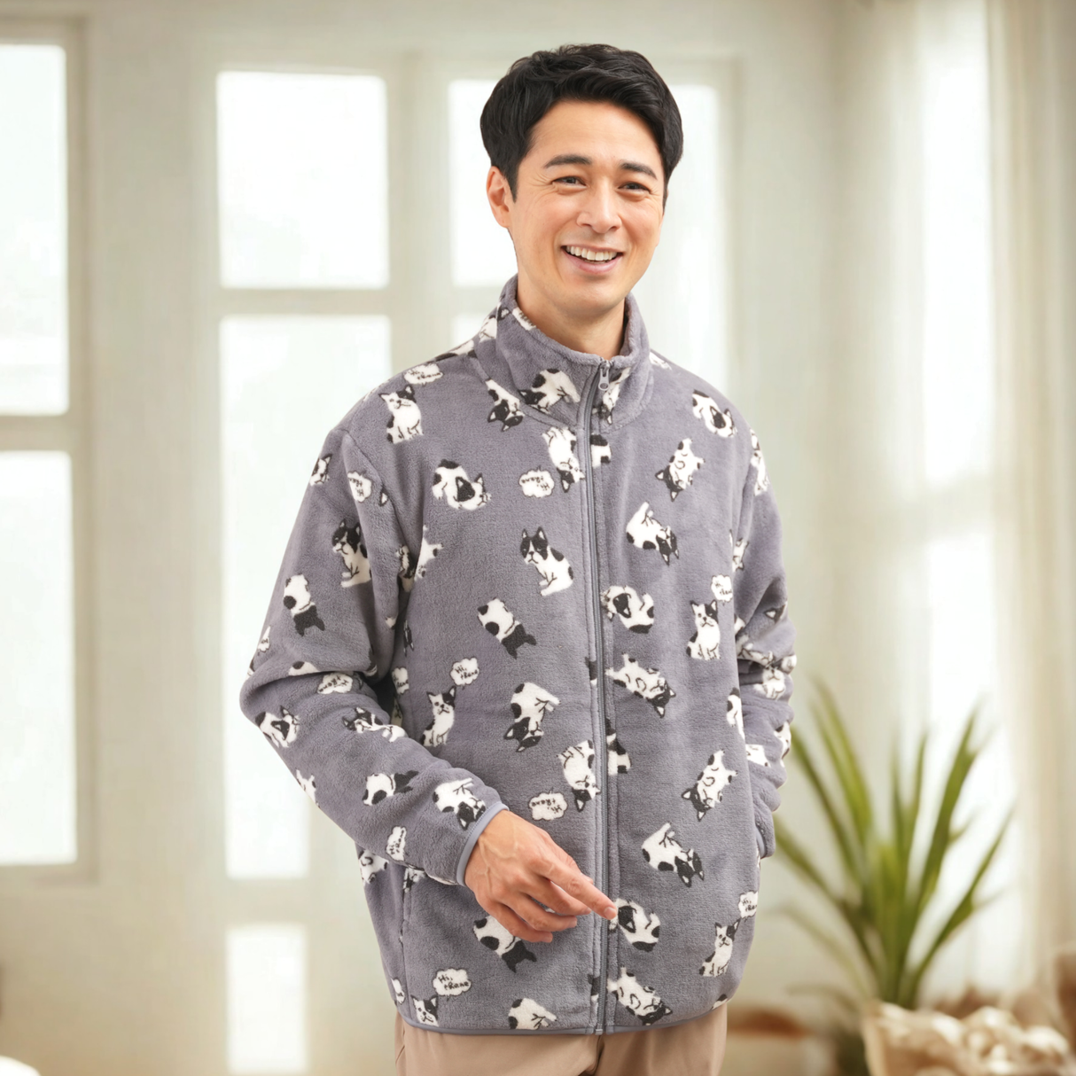 シルキーフリースジャケット