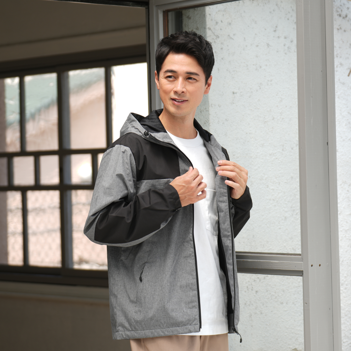 テックシェルパーカー