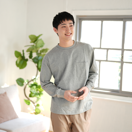 綿100%BIG Tシャツ(長袖)