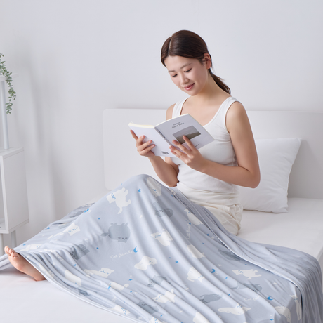 さらっとひんやりケット 猫柄