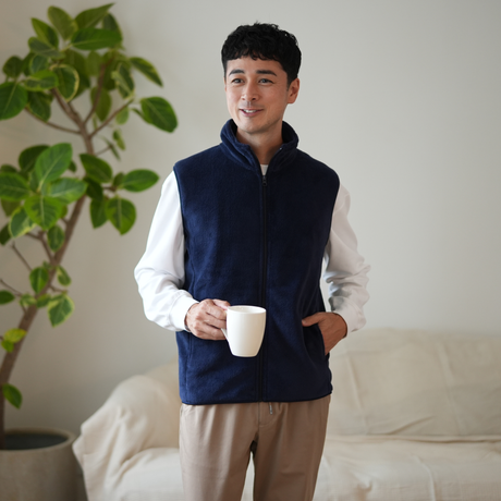 シルキーフリースベスト