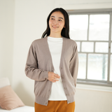 シルキーニットカーディガン