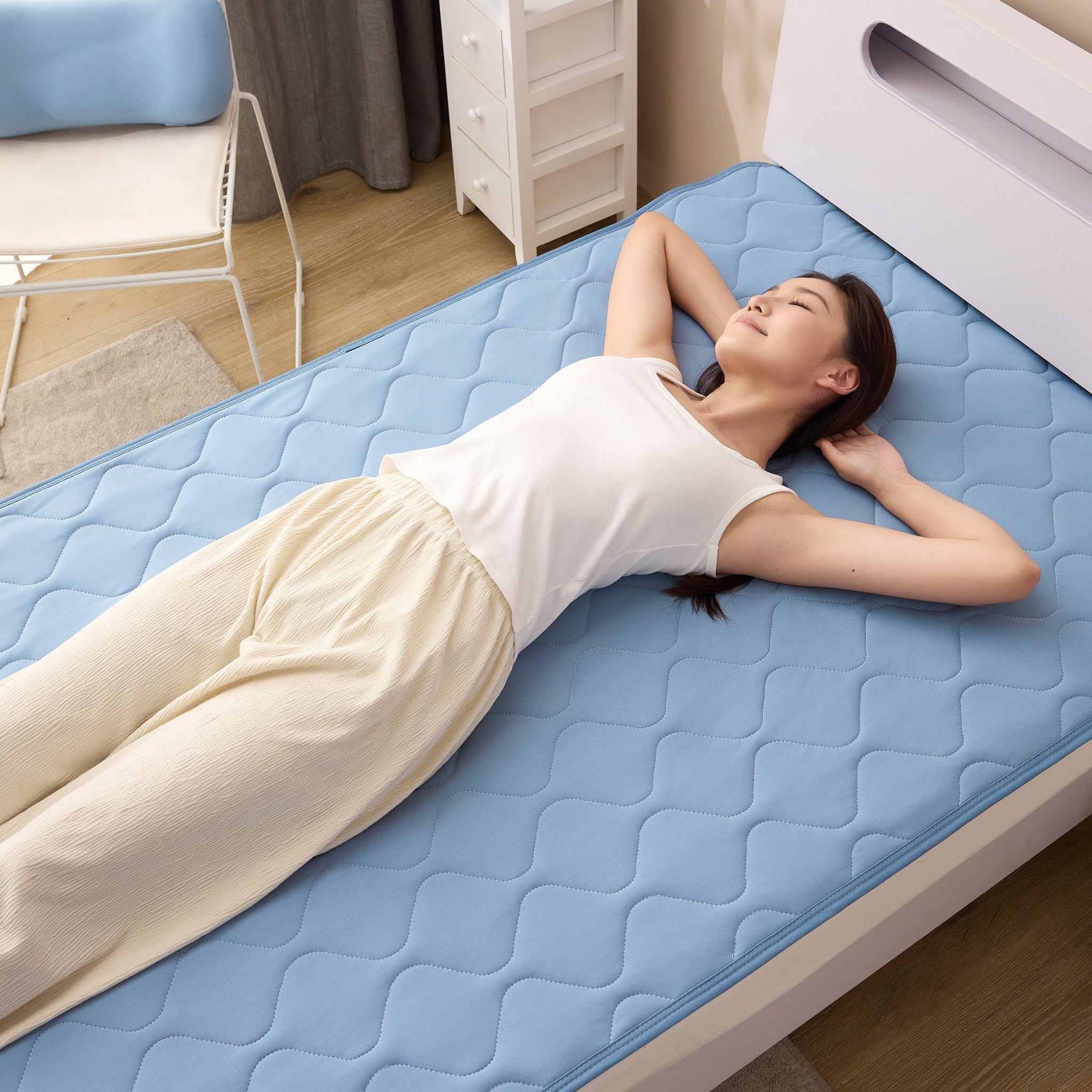 【新品】モリリン　オールインワン　 敷パッド　SD(セミダブル) 　ネイビー 楽天市場】モリリン（寝具｜インテリア・寝具・収納）の通販