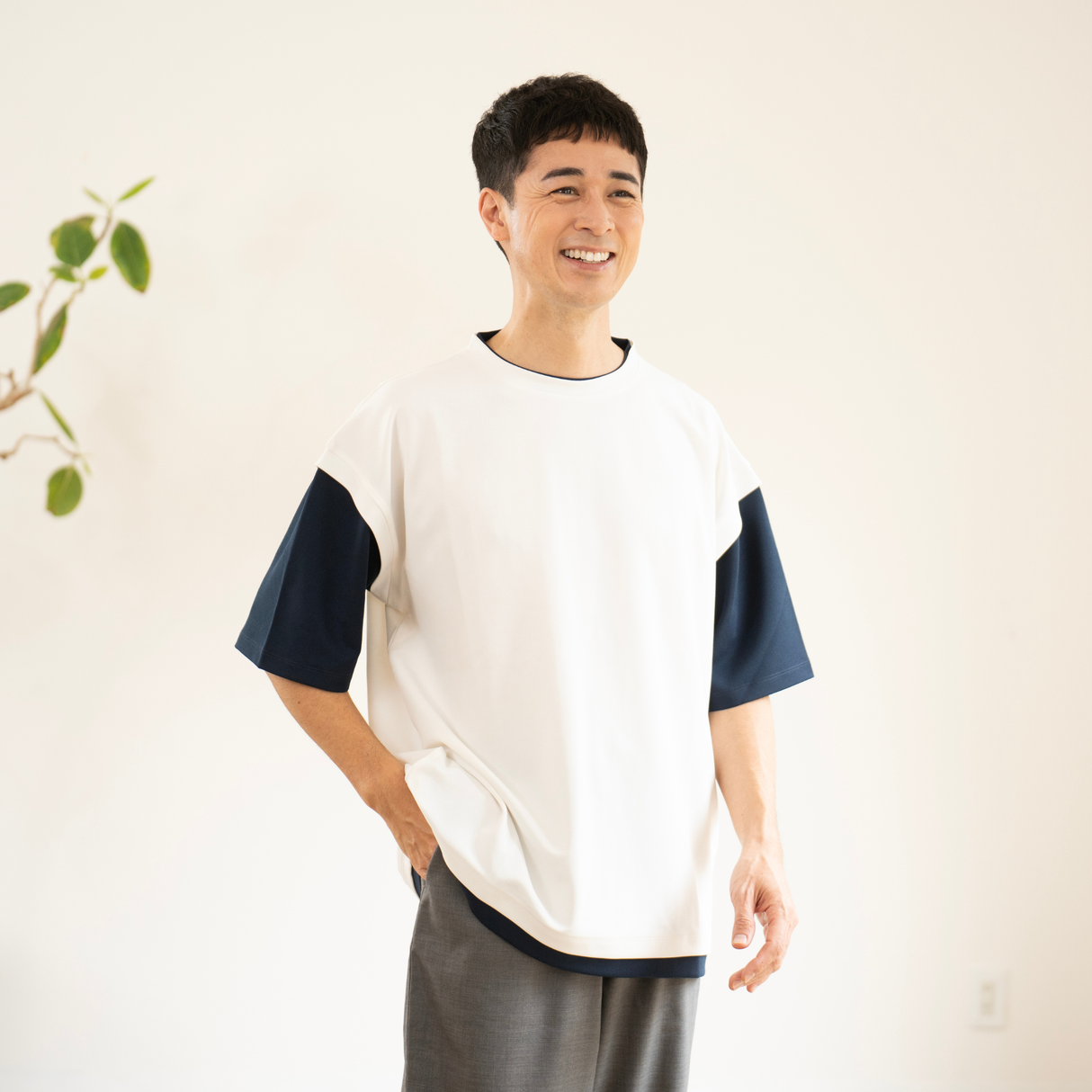 イージーケア&ドライBIG Tシャツ(レイヤード)