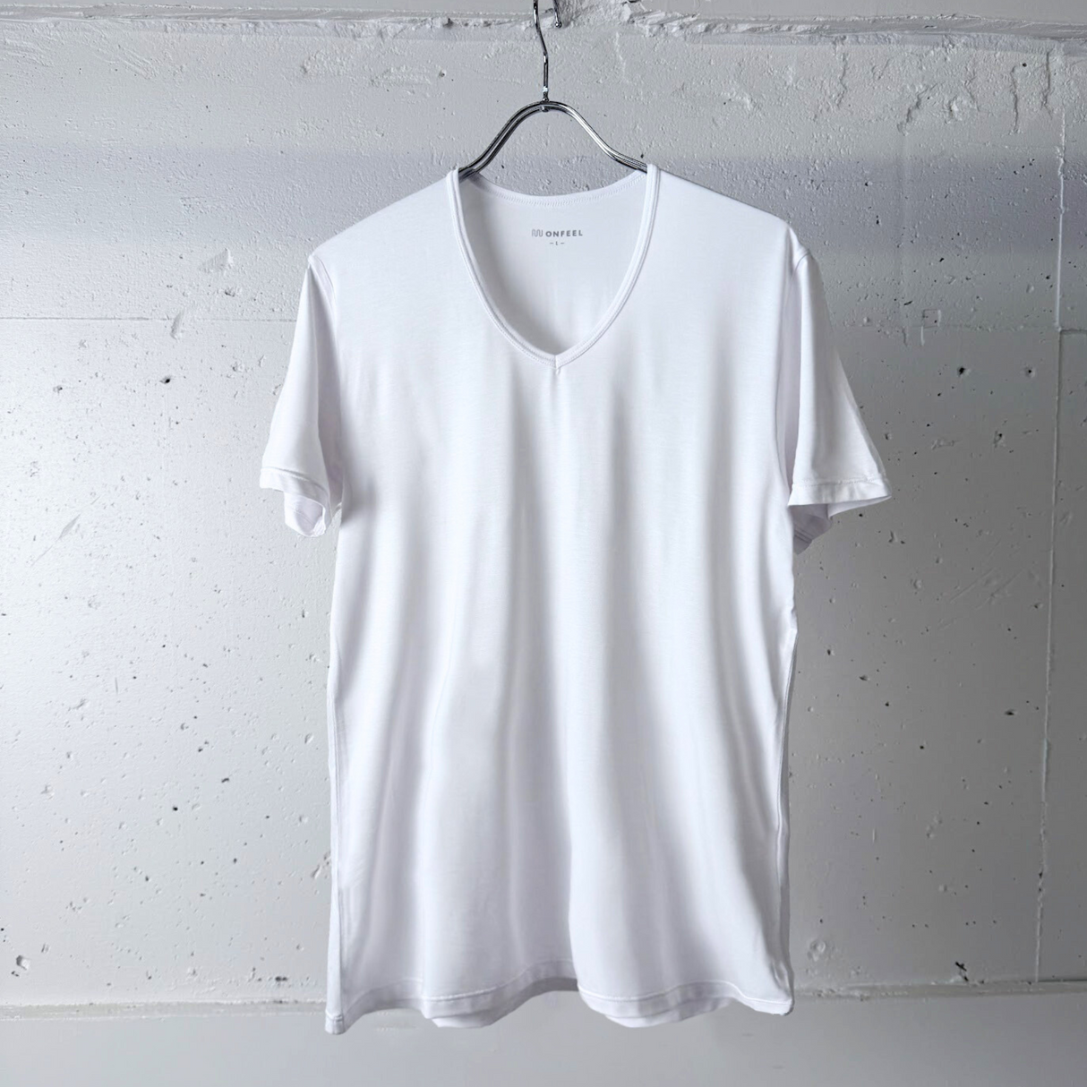 【ONFEEL】ＶネックインナーT/半袖