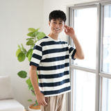 綿100%BIG Tシャツ(半袖) ボーダー