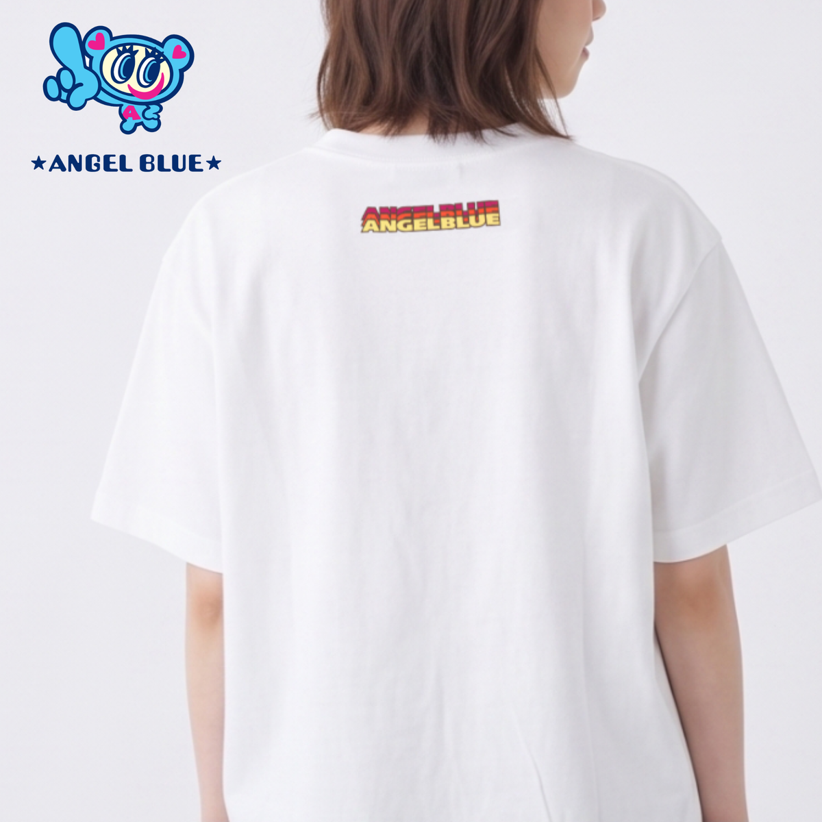 【ANGEL BLUE】プリントTシャツ