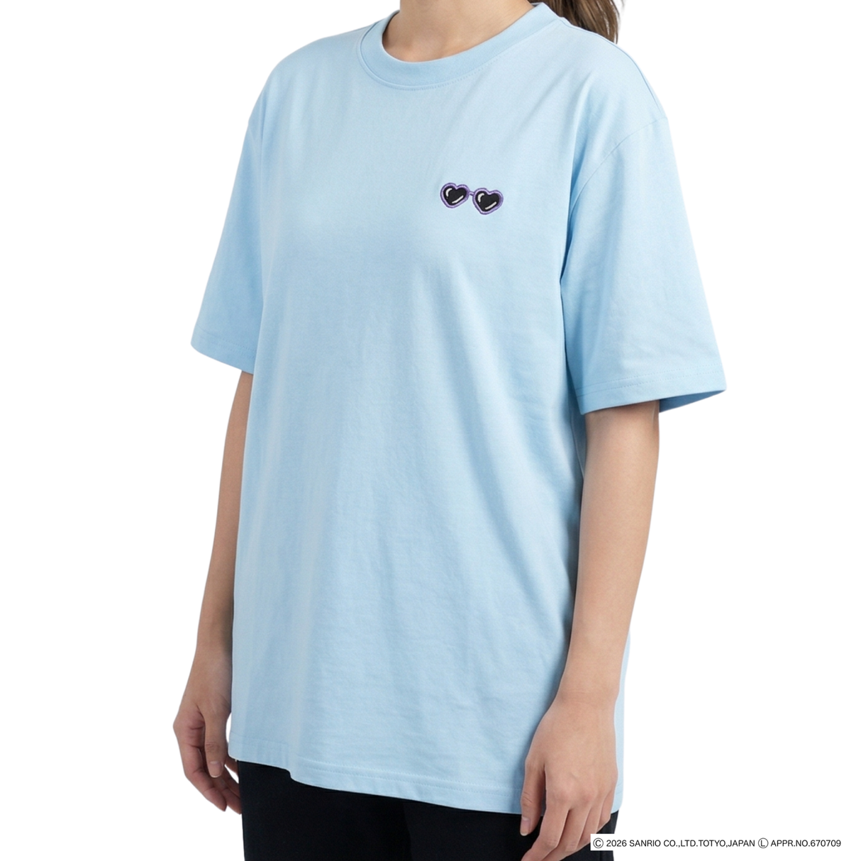 【サンリオキャラクターズ】バックプリント冷感Tシャツ