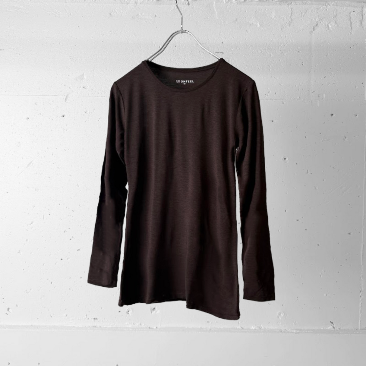 【ONFEEL】UネックインナーT/９分袖