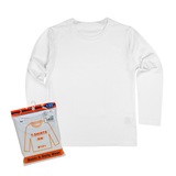 綿100%無地長袖Tシャツ(スクール)