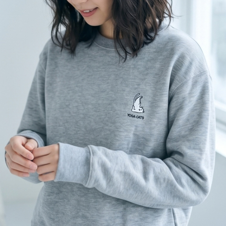 裏起毛スウェットプルオーバー(刺繍)