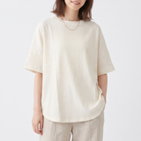 サラックス楊柳ゆるシルエットTシャツ