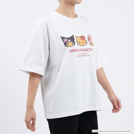 【サンリオキャラクターズ】フロントプリント冷感Tシャツ