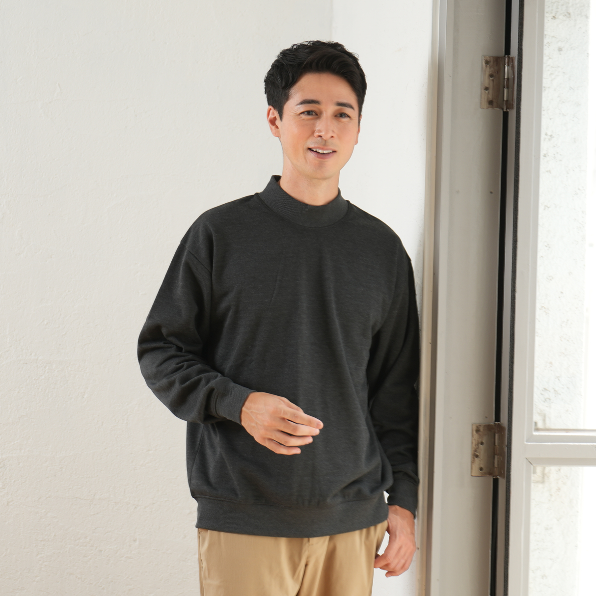 裏起毛スウェットプルオーバー(モックネック) – RIALT