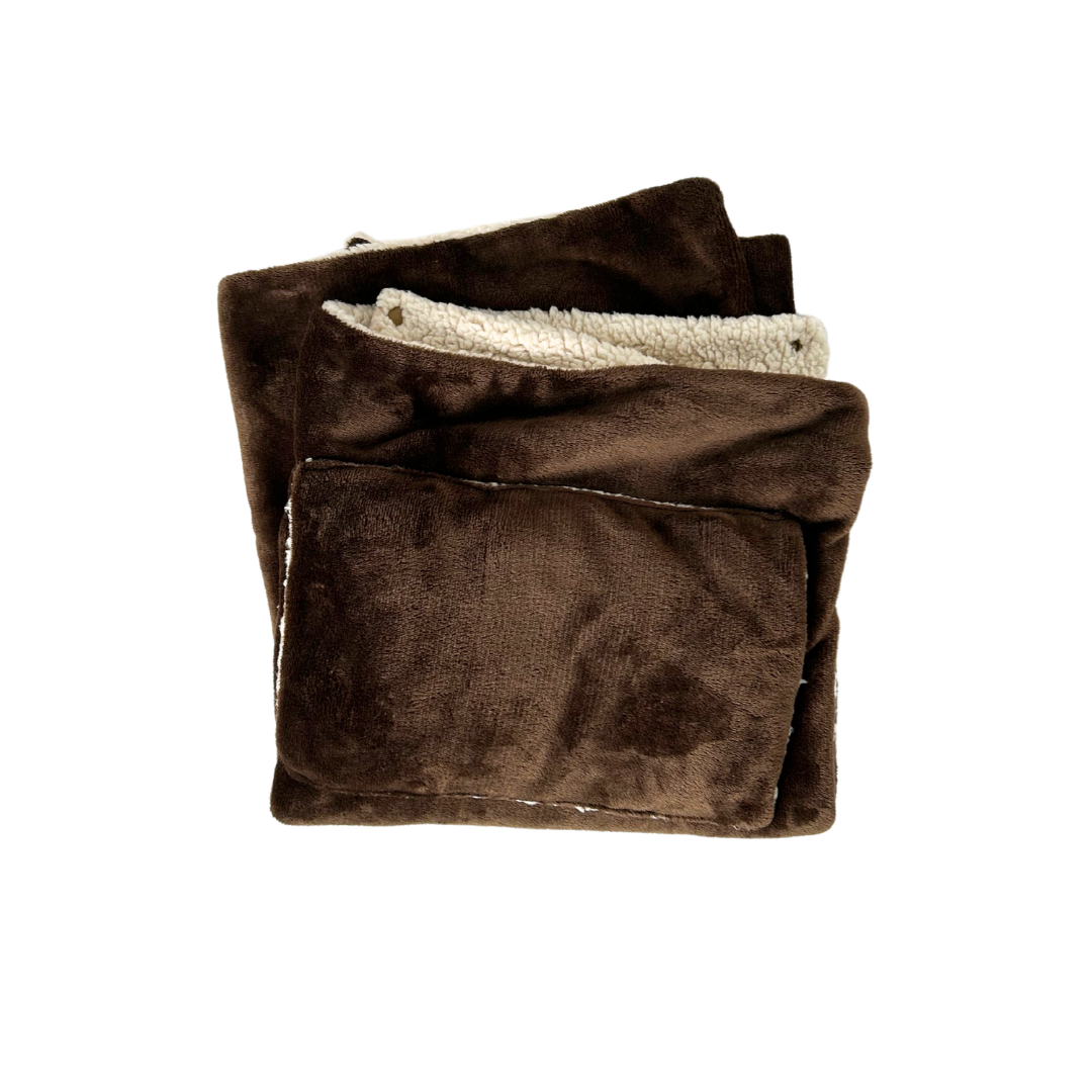 ポケット付きブランケット