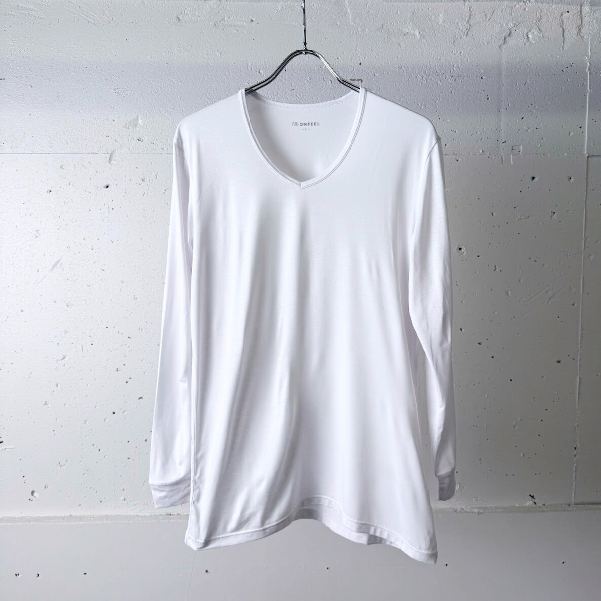 【ONFEEL】ＶネックインナーT/長袖