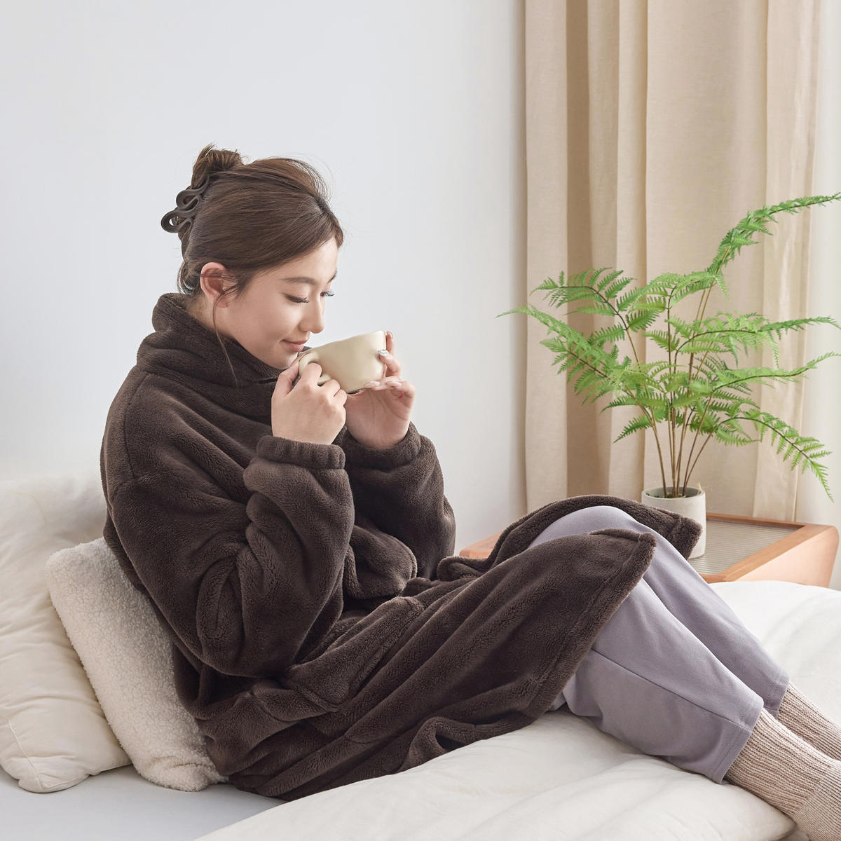 【ONFEEL】なめらか着る毛布
