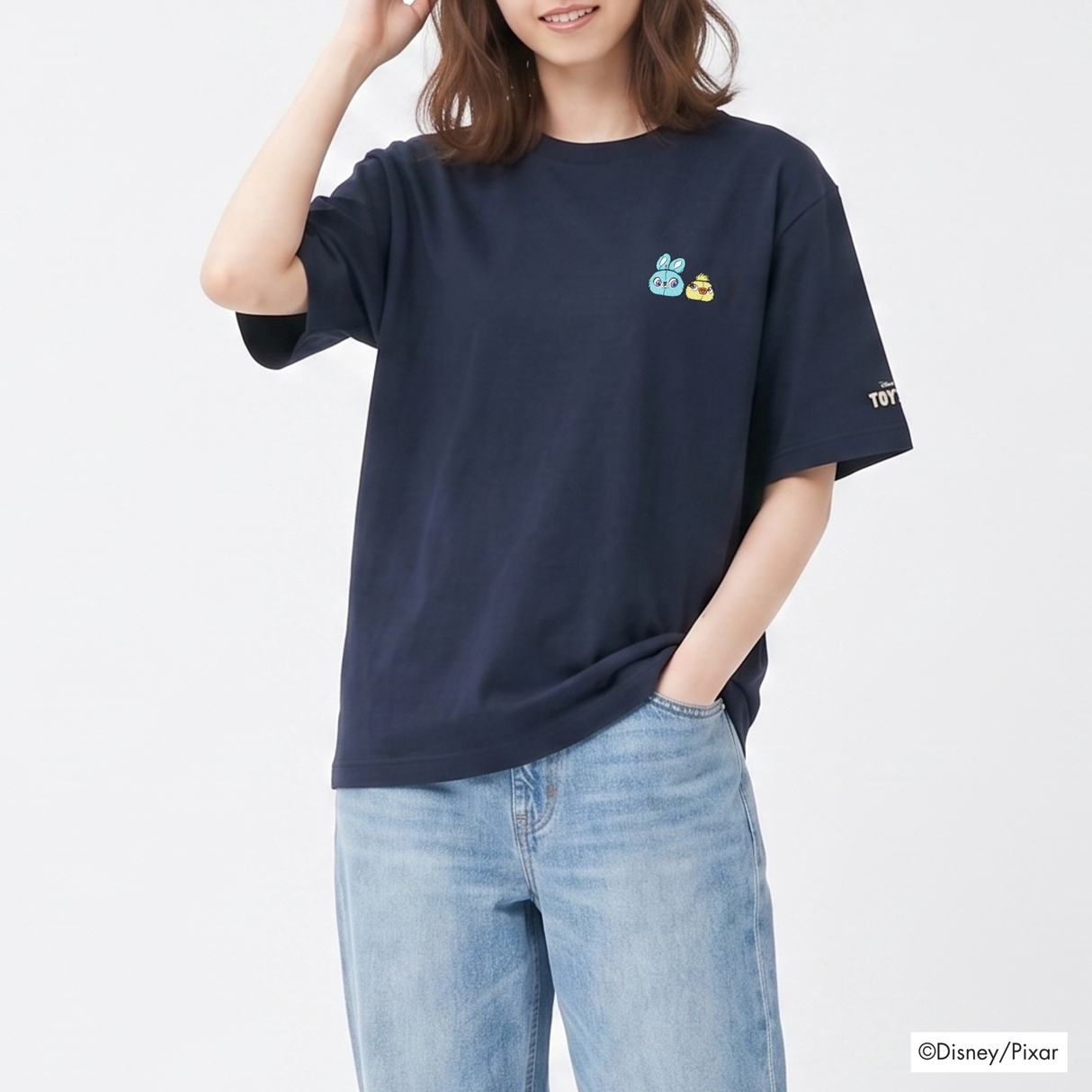 【トイ・ストーリー】ワンポイント刺繍Tシャツ