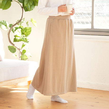 ふんわりタッチスウェットスカート