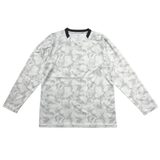 【Room＆Active】ドライ総柄プリント長袖Tシャツ