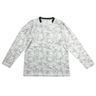 【Room＆Active】ドライ総柄プリント長袖Tシャツ