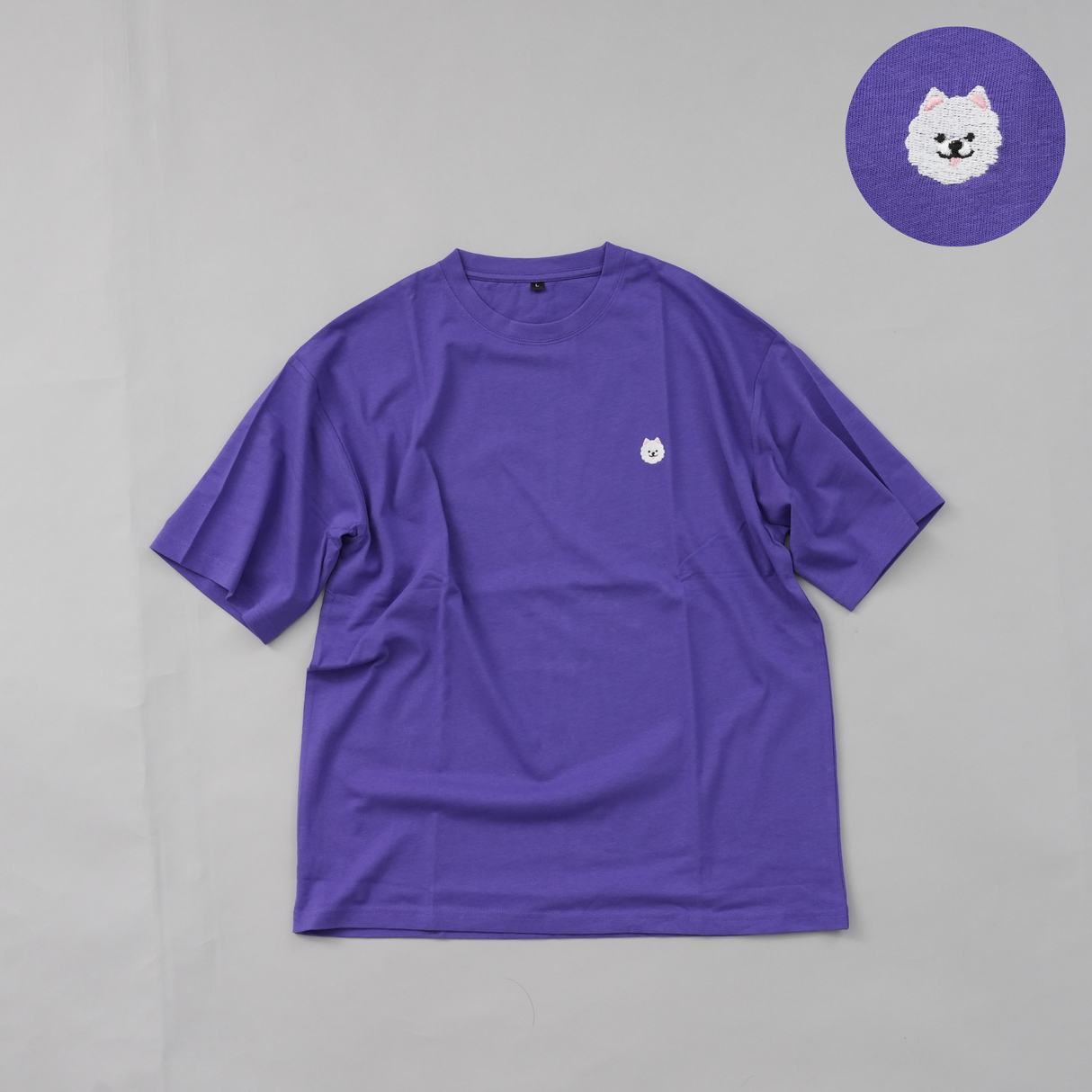 綿100%刺繍Tシャツ（動物）