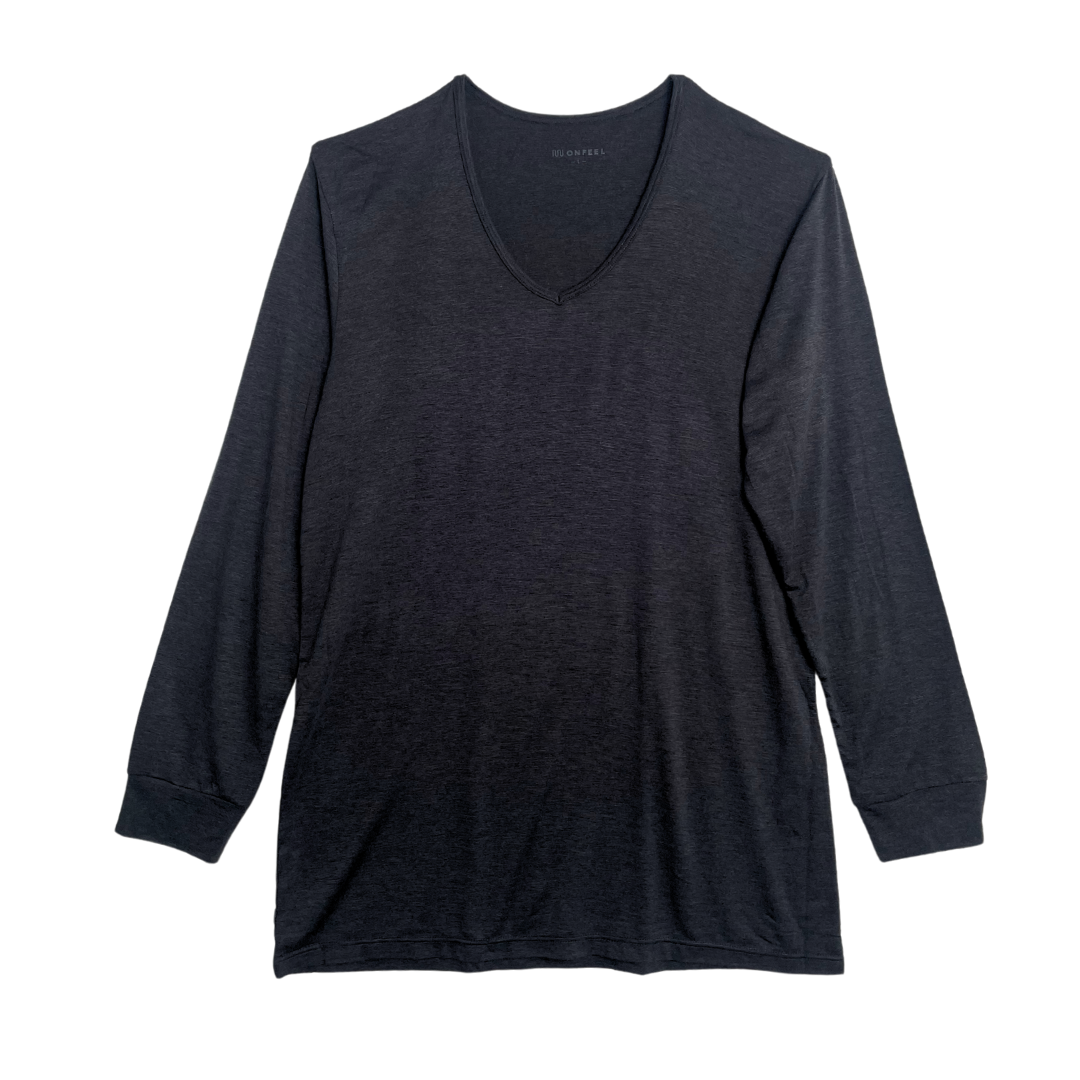 オンフィールＶネックＴ/長袖