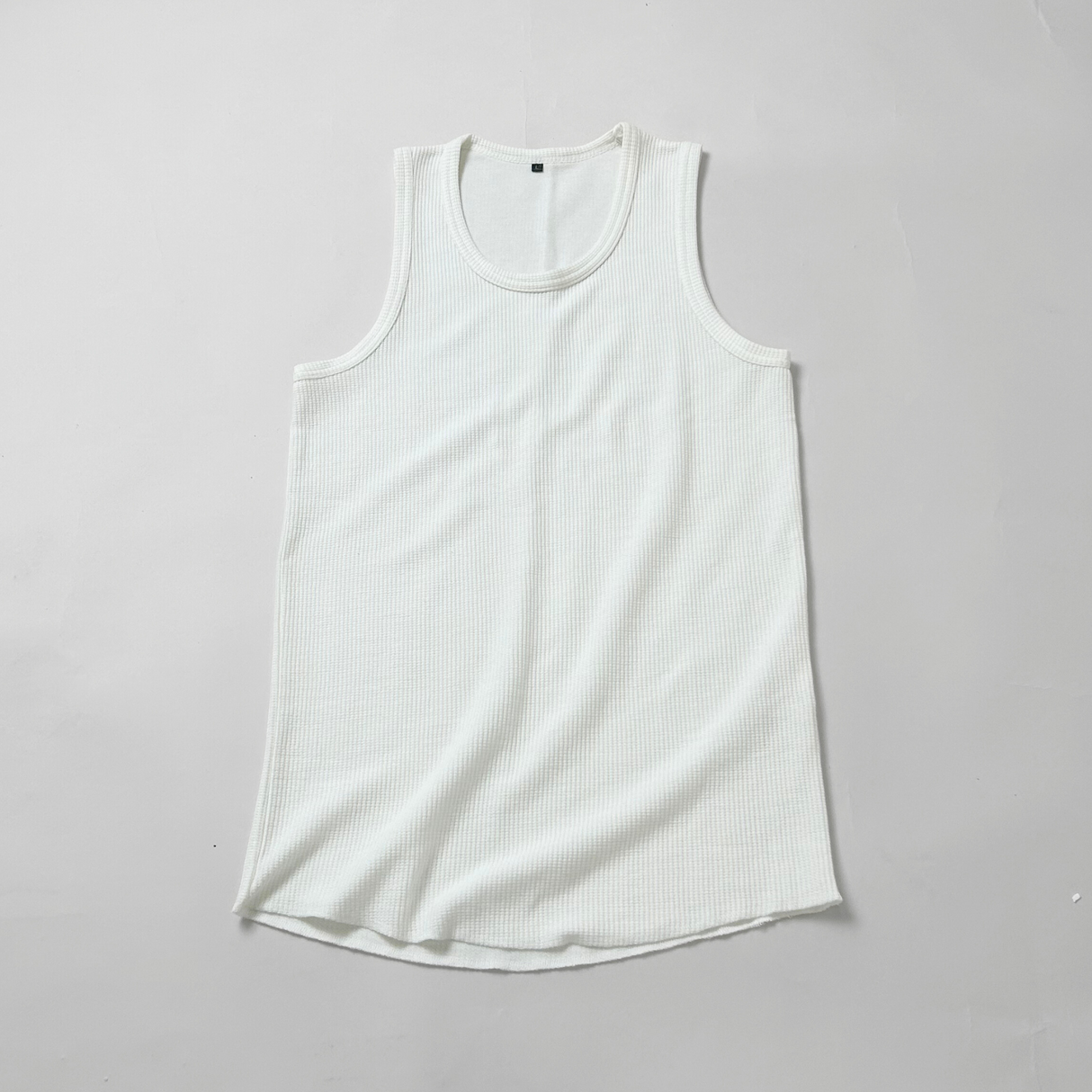 ワッフルタンクトップ