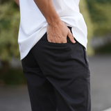 ストレッチジャージードレスパンツ