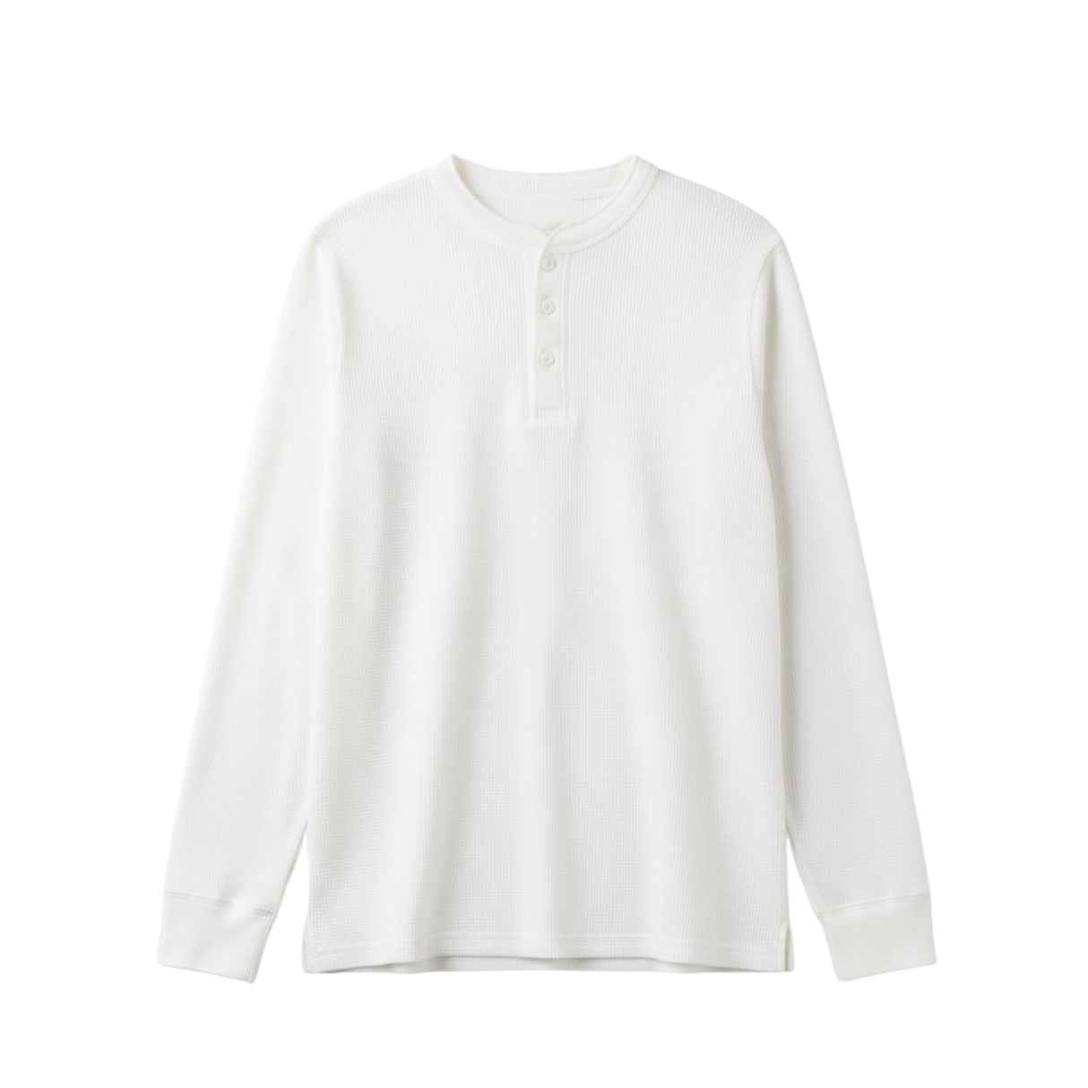 ワッフルヘンリーネックTシャツ(2025年新作)